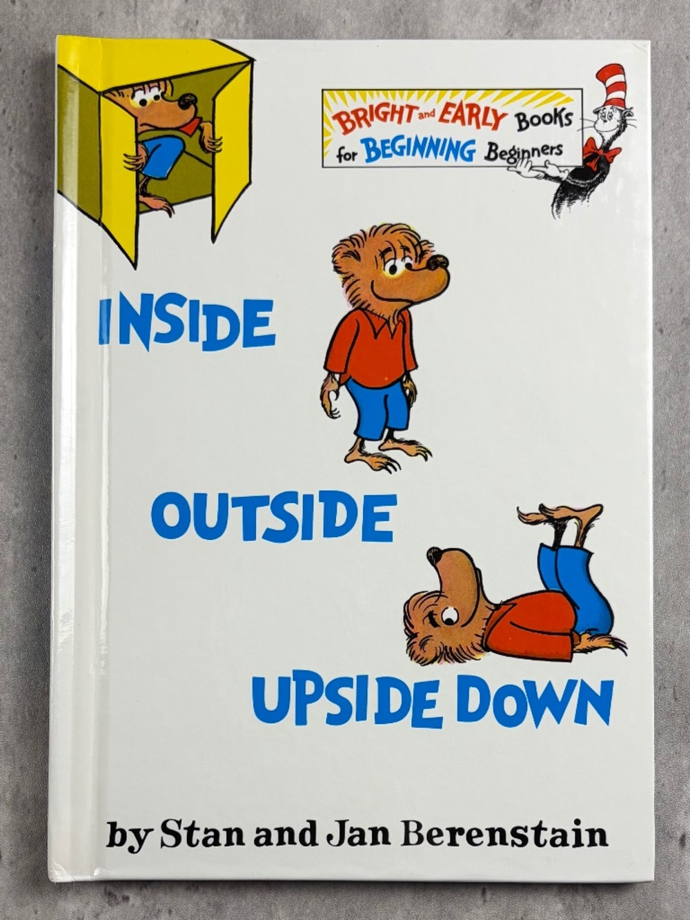 Inside Outside Upside Down Stan Jan Berenstain 1968 Grolier BC Edition HC New